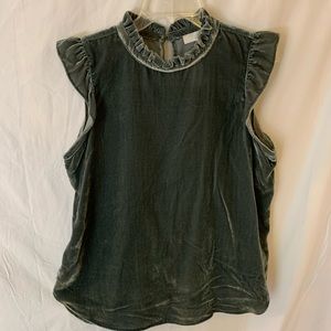 NWT LOFT velvet top